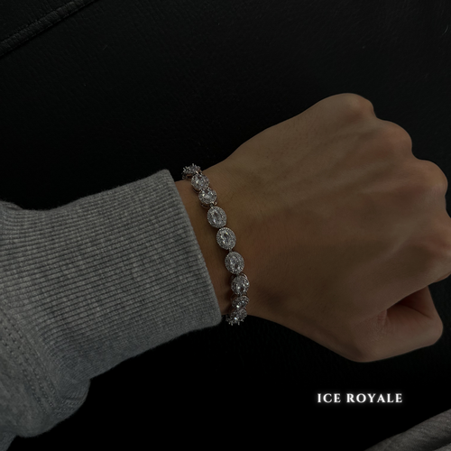 Bransoletka Ice Round [SILVER]