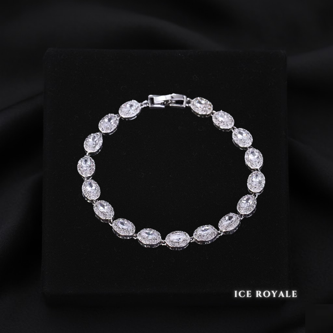 Bransoletka Ice Round [SILVER]