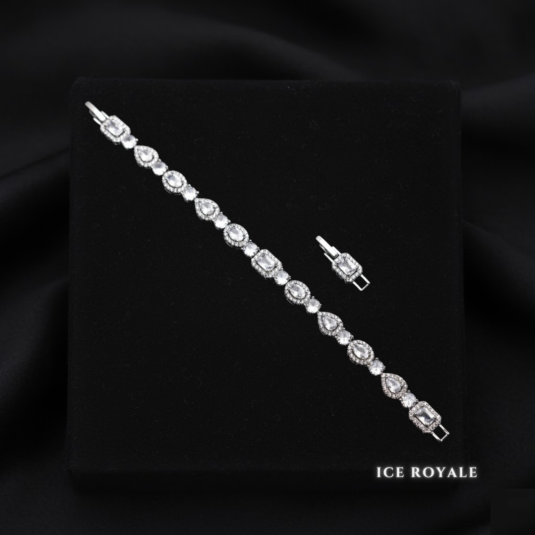 Bransoletka Multi-stone [SILVER]