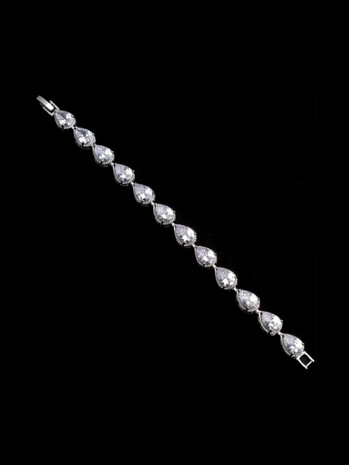 Bransoletka cristal silver